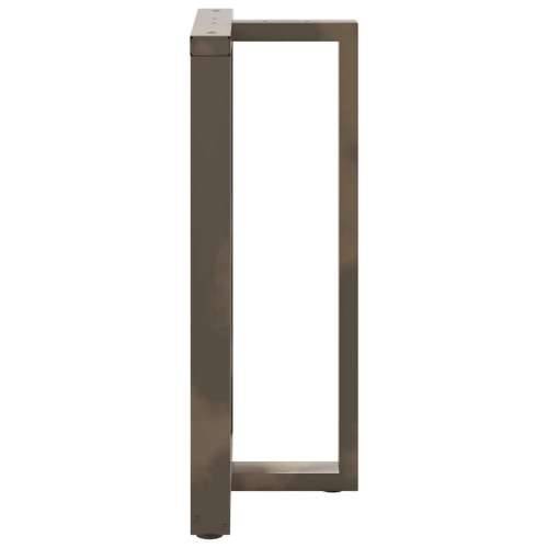 Noge za barski stol T-oblika 2 kom Crne 60x35x(100-101) cm Čelik - Prirodna 60 x 35 x (100-101) cm 1 Cijena