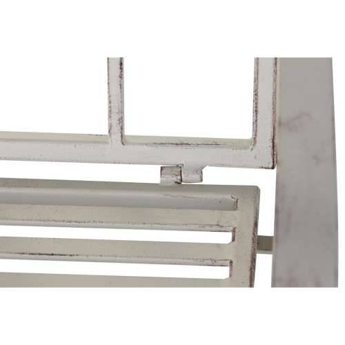 Dārza krēsls DKD Home Decor Bijela Metal 63,5 x 52 x 98 cm Cijena