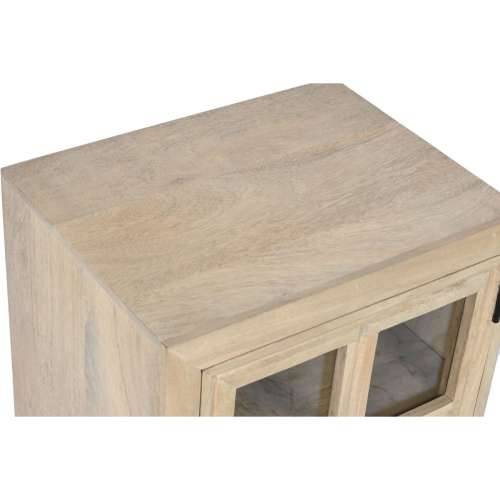 Noćni ormarić Home ESPRIT Prirodno Kristal Drvo Manga 45 x 35 x 57 cm Cijena