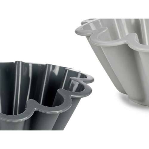 Kalup za Slastice Kinvara HH477 Svjetlo siva Tamno sivo Silikon 1,5 L 24,5 x 10 x 24,5 cm (6 kom.) Cijena