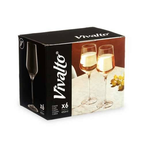 Čaša za vino Vivalto REJ6345/BHZ6 Providan Staklo 450 ml (6 kom.) Cijena