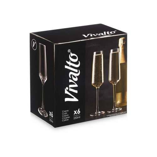 Čaša za šampanjac Vivalto REJ6323/BHZ6 Providan Staklo 250 ml (6 kom.) Cijena