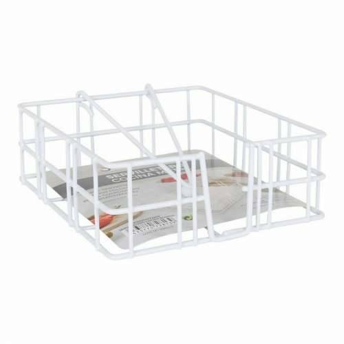 Stalak za salvete Confortime Bijela 18 x 18 x 6,5 cm (12 kom.) Cijena