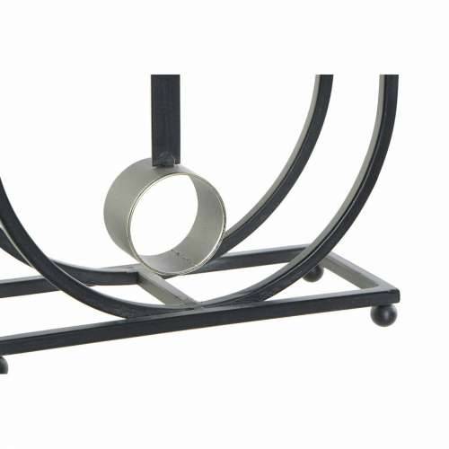 Galda pulkstenis DKD Home Decor Kristal Crna Željezo (16.5 x 7 x 25 cm) Cijena