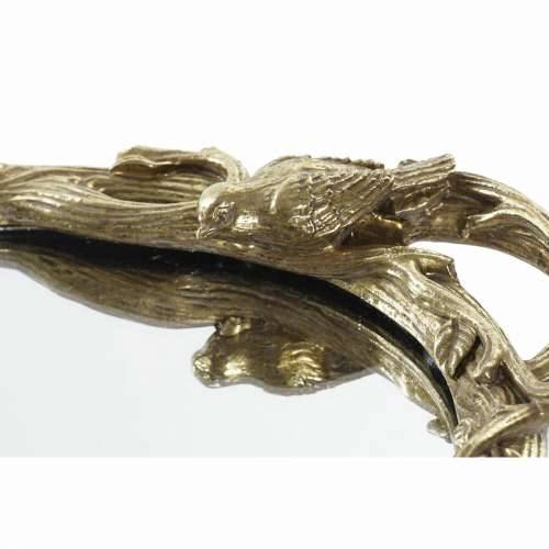 Pladanj DKD Home Decor Ogledalo zlatan Smola ptice (45 x 27 x 3,7 cm) Cijena