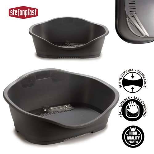 Krevet za kućne ljubimce Stefanplast 97621 Siva Plastika 68 x 27,5 x 49 cm 6 kom. Cijena