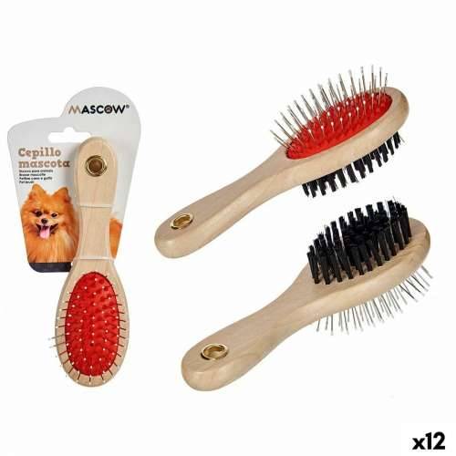 Četka za Pse Mascow AR1807083 Smeđa Crna Crvena 9 x 5 x 21 cm (12 kom.) Cijena