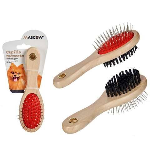 Četka za Pse Mascow AR1807083 Smeđa Crna Crvena 9 x 5 x 21 cm (12 kom.) Cijena