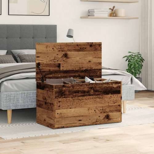 Škrinja za pohranu staro drvo 84x42x46 cm izrađeno drvo - Staro drvo 84 x 42 x 46 cm 1 Cijena