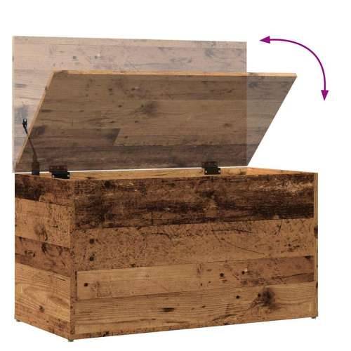 Škrinja za pohranu staro drvo 84x42x46 cm izrađeno drvo - Staro drvo 84 x 42 x 46 cm 1 Cijena
