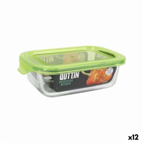 Kutija za užinu Quttin Zelena Pravokutno 375 ml 17 x 11 x 5 cm (12 kom.) Cijena