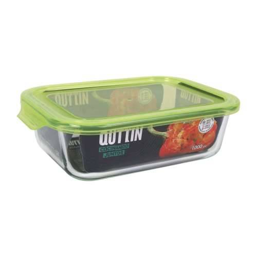 Kutija za užinu Quttin Pravokutno 1L 22 x 15,5 x 6,5 cm (6 kom.) Cijena