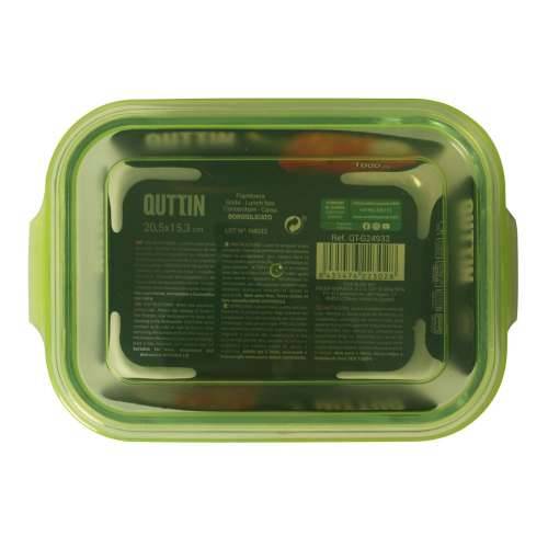 Kutija za užinu Quttin Pravokutno 1L 22 x 15,5 x 6,5 cm (6 kom.) Cijena