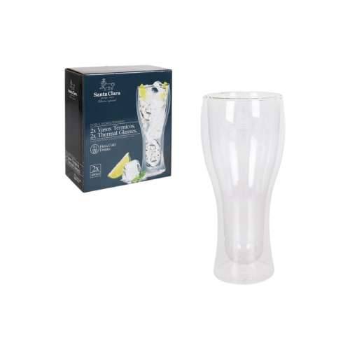 Set Čaša Inde Santa Clara Borosilikatno staklo 400 ml 2 Dijelovi Cijena