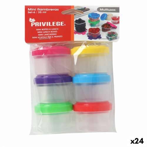 Set kutija za užinu Privilege 35 ml Ø 4,5 x 3 cm 6 Dijelovi (24 kom.) Cijena