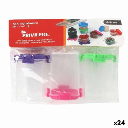 Set kutija za užinu Privilege 140 ml 6,8 x 5 x 5 cm 3 Dijelovi (24 kom.) Cijena