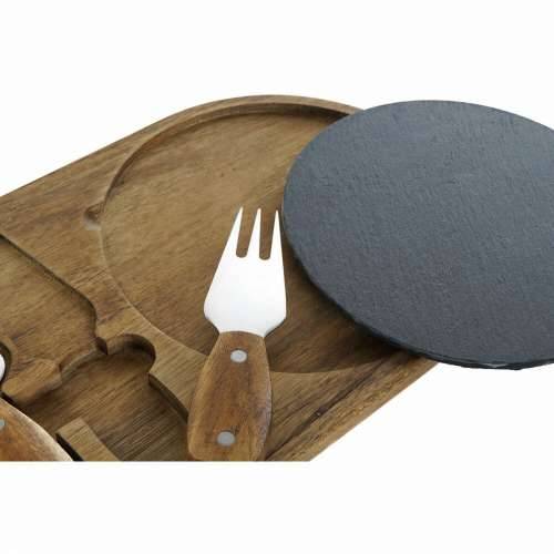 Daska za rezanje DKD Home Decor Nehrđajući Čelik Daska Drvo akacije (32 x 20 x 1.5 cm) (4 x 15 x 1,5 cm) (3 pcs) Cijena