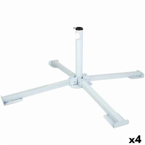 Bază pentru Umbrelă de Soare Aktive Bijela Plastika Éponge EPS 85 x 31 x 85 cm (4 kom.) Cijena