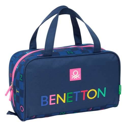 Putni Neseser Benetton Damero Mornarsko plava 31 x 14 x 19 cm Cijena