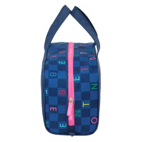 Putni Neseser Benetton Damero Mornarsko plava 31 x 14 x 19 cm Cijena