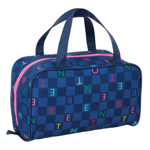 Putni Neseser Benetton Damero Mornarsko plava 31 x 14 x 19 cm Cijena