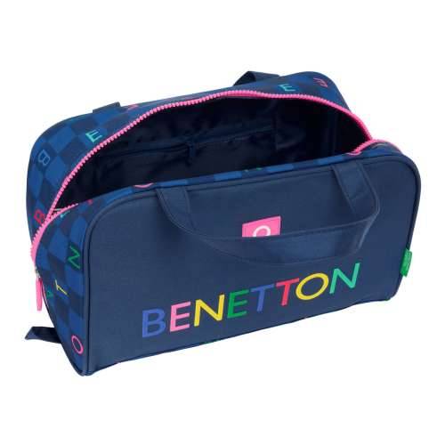 Putni Neseser Benetton Damero Mornarsko plava 31 x 14 x 19 cm Cijena