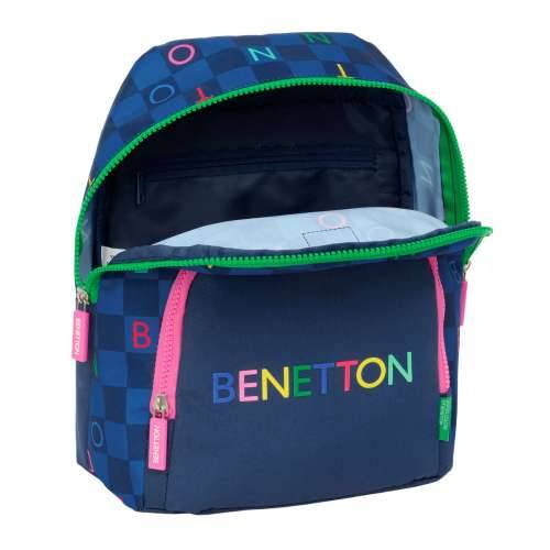 Ruksak Benetton Damero Mornarsko plava 25 x 30 x 13 cm Cijena