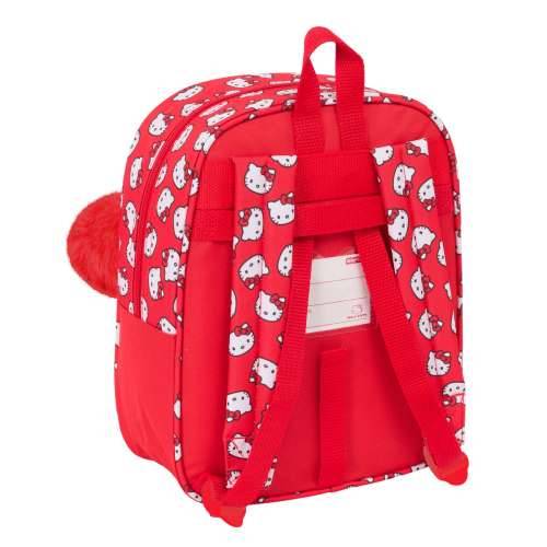Školski Ruksak Hello Kitty Iconic Bijela Crvena 22 x 27 x 10 cm Cijena