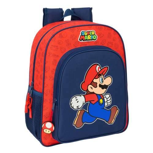 Školski Ruksak Super Mario Trick Crvena Tamno plava 32 x 38 x 12 cm Cijena