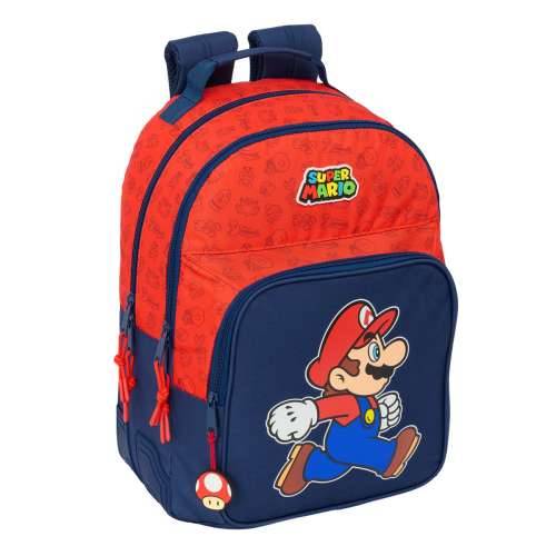 Školski Ruksak Super Mario Trick Crvena Tamno plava 32 x 42 x 15 cm Cijena