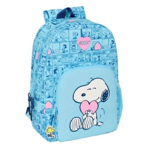 Školski Ruksak Snoopy Love Plava 30 x 46 x 14 cm Cijena