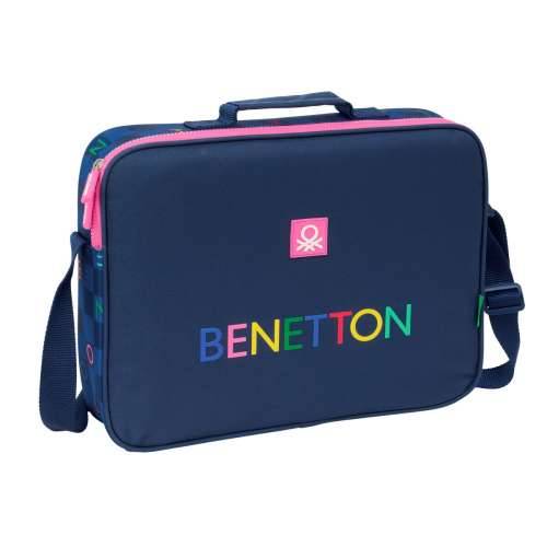 Školski Ruksak Benetton Damero Mornarsko plava 38 x 28 x 6 cm Cijena