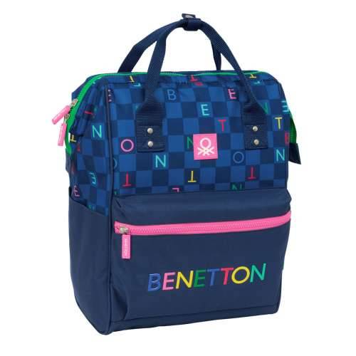 Školski Ruksak Benetton benetton Mornarsko plava 27 x 40 x 19 cm Cijena