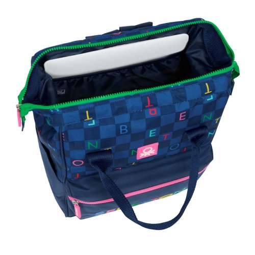 Školski Ruksak Benetton benetton Mornarsko plava 27 x 40 x 19 cm Cijena
