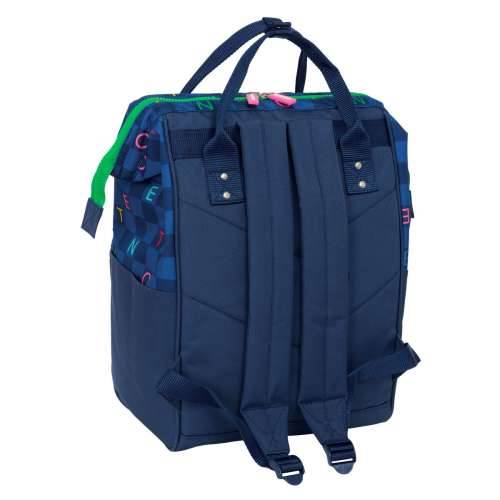 Školski Ruksak Benetton benetton Mornarsko plava 27 x 40 x 19 cm Cijena