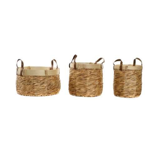Set košara DKD Home Decor Bambus Tropsko 40 x 40 x 24 cm Cijena