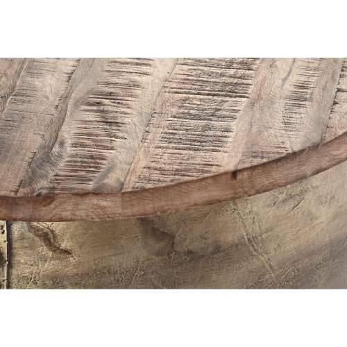 Stolić za dnevni boravak DKD Home Decor Glamour Smeđa zlatan Metal Drvo Manga 68 x 68 x 44 cm Cijena