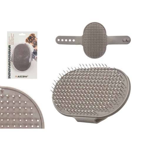 Četka za Pse Mascow 335 Siva 13 x 3,5 x 10 cm (12 kom.) Cijena