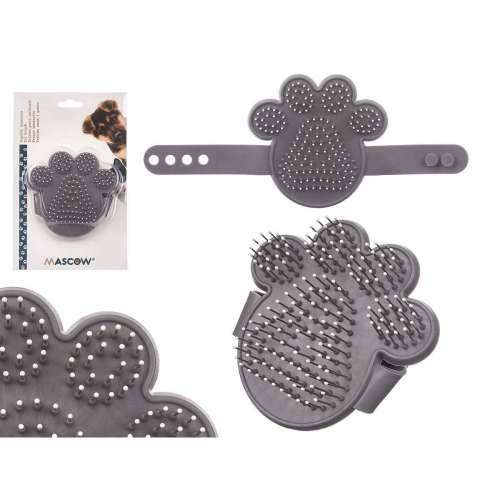 Četka za Pse Mascow 336 Siva 10,5 x 10 x 3 cm (12 kom.) Cijena