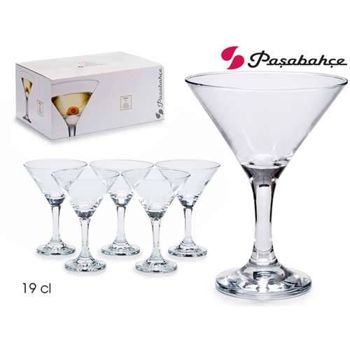 Čaša za koktel Pasabahce 1002401-44410 Providan Staklo 190 ml 33 x 15 x 22 cm 10,7 x 13,5 cm 6 Dijelovi Cijena