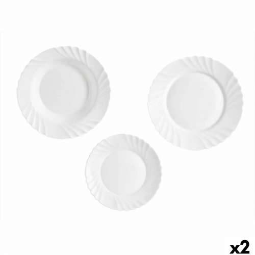 Set Posuđa Vivalto F-LBP100-80-90 Bijela Opalno staklo (2 kom.) Cijena