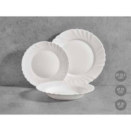 Set Posuđa Vivalto F-LBP100-80-90 Bijela Opalno staklo (2 kom.) Cijena