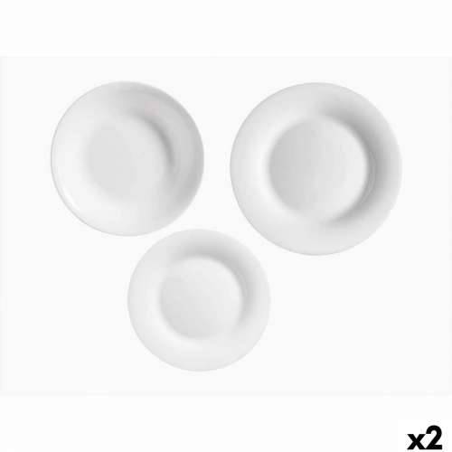 Set Posuđa Vivalto F-LP100-80-85 Bijela Opalno staklo (2 kom.) Cijena