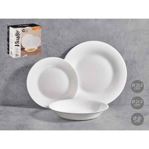 Set Posuđa Vivalto F-LP100-80-85 Bijela Opalno staklo (2 kom.) Cijena