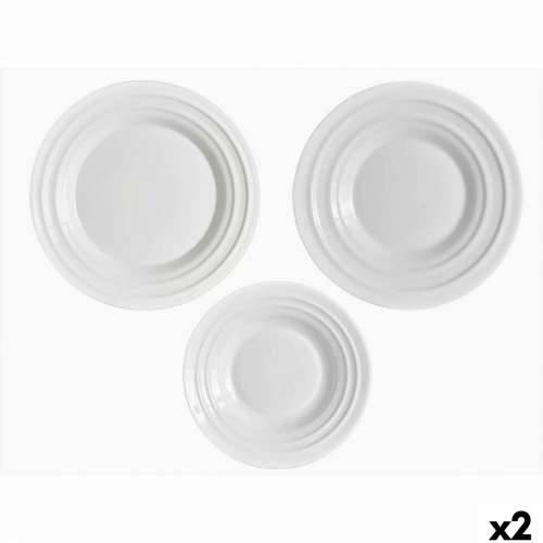 Set Posuđa Vivalto F-LGCP105-75-85 Bijela Opalno staklo (2 kom.) Cijena