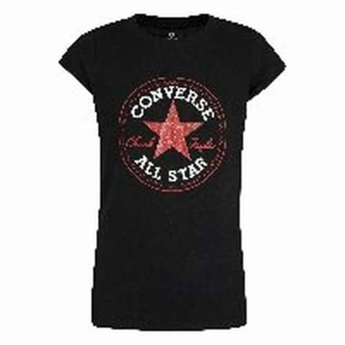 Dječje Majica Kratkih Rukava Converse CONVERSE CHUCK PATCH TEE 468992 K25 Crna Cijena