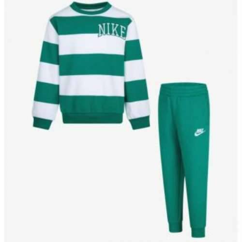 Set Odjeće Nike N NSW CLUB SNL STRIPE CREW 86M256 Zelena Cijena