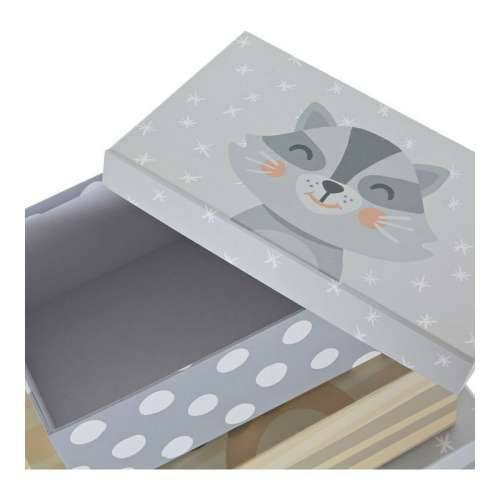 Set ukrasnih kutija DKD Home Decor Pisana Karton Children’s Lav 41 x 28 x 18,5 cm 6 Dijelovi Cijena