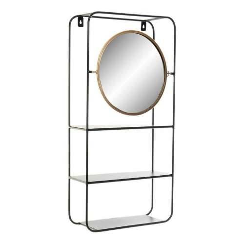Kupaonska Polica DKD Home Decor Kristal Crna Metal (32 x 12 x 65 cm) Cijena