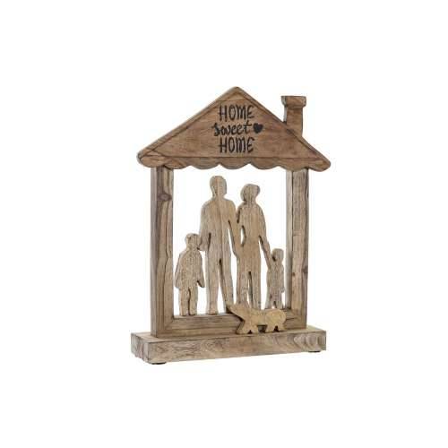 Ukrasna figura DKD Home Decor Smeđa Drvo Manga moderan Obitelj (30 x 8 x 39 cm) Cijena